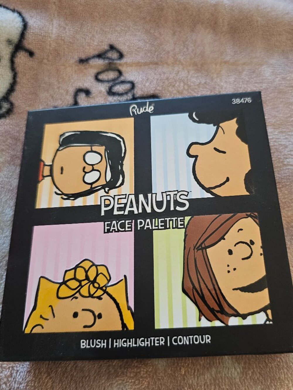Rude Cosmetics x Peanuts Face Palette Blush Highlighter Contour 38476